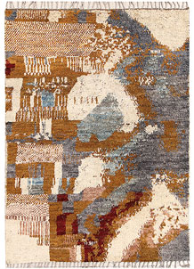 Multi Colored Abstract 5' 5 x 7' 9 - No. 66268