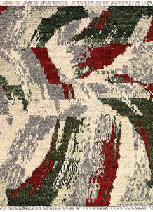 Multi Colored Abstract 5' 3 x 6' 6 - No. 66300