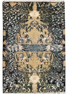 Multi Colored Abstract 6' 6 x 9' 6 - No. 66327