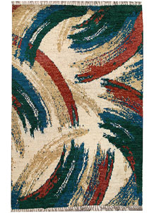 Multi Colored Abstract 6' 8 x 10' 2 - No. 66339