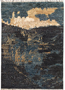 Multi Colored Abstract 6' 8 x 9' 3 - No. 66346