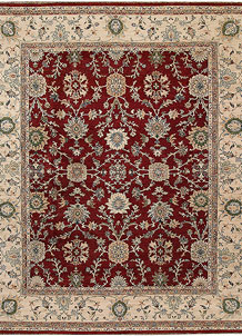Dark Red Ziegler 7' 9 x 9' 7 - No. 66374