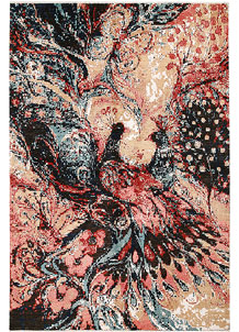 Multi Colored Abstract 6' 7 x 9' 9 - No. 66415