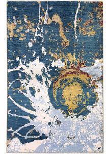 Multi Colored Abstract 4' x 6' 4 - No. 66431