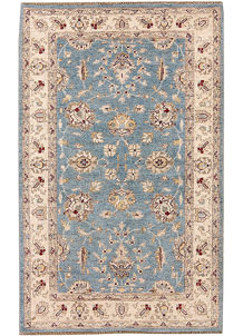 Sky Blue Ziegler 3' 1 x 4' 11 - No. 66437