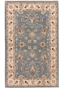 Light Slate Grey Oushak 3' 1 x 4' 10 - No. 66438