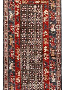 Multi Colored Ziegler 4' x 11' 10 - No. 66467