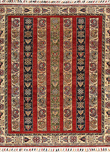 Multi Colored Kazak 4' 10 x 5' 8 - SKU 67256