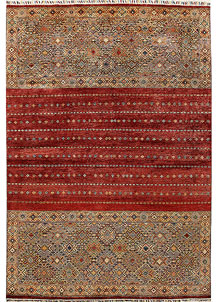 Multi Colored Kazak 6' 8 x 9' 7 - No. 67288