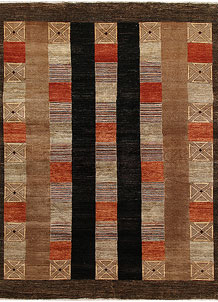 Multi Colored Gabbeh 8' 2 x 9' 6 - No. 67339