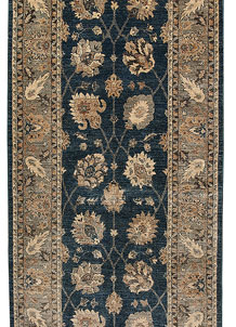 Steel Blue Oushak 4' x 16' 5 - No. 67364