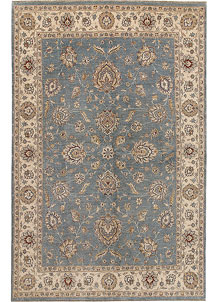 Light Slate Grey Ziegler 6' 6 x 9' 11 - No. 67394