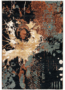 Multi Colored Abstract 4' x 5' 10 - No. 67410