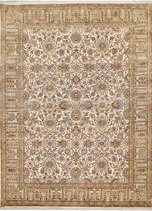 Cornsilk Mahal 9' 1 x 12' 2 - No. 67528