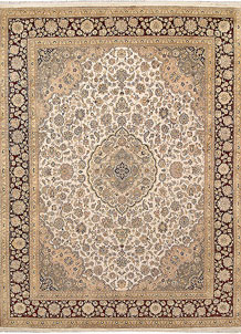 Blanched Almond Kirman 8' 11 x 12' 1 - No. 67530