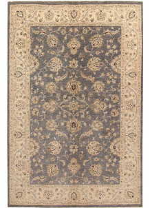 Dark Grey Ziegler 6' 6 x 9' 9 - No. 67723