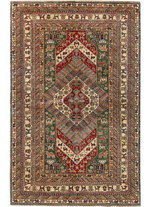 Multi Colored Kazak 5' 5 x 8' 7 - No. 67789