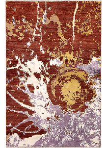 Multi Colored Abstract 4' 1 x 6' 3 - No. 67811