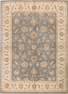 Dark Grey Ziegler 5' 7 x 7' 6 - No. 68025