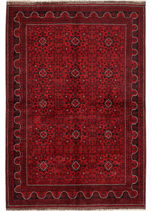 Dark Red Khal Mohammadi 6' 4 x 9' 4 - No. 68089
