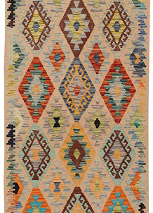 Multi Colored Kilim 2' 10 x 10' 1 - No. 68181