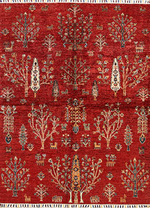 Multi Colored Kazak 4' 11 x 6' 7 - No. 68198