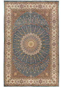 Cadet Blue Gombud 6' 1 x 9' 8 - SKU 68386