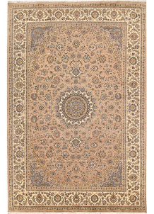 Burlywood Kashan 6' 7 x 9' 10 - No. 68440