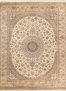 Blanched Almond Isfahan 7' 11 x 10' 2 - No. 68546