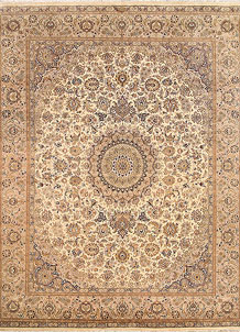 Blanched Almond Kashan 8' x 10' 3 - SKU 68567