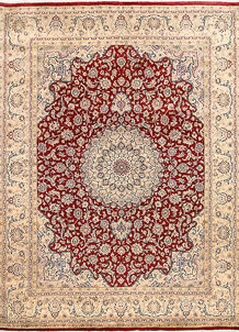 Firebrick Kashan 8' 1 x 10' 6 - No. 68576