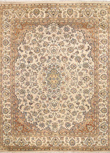 Blanched Almond Kirman 7' 11 x 10' 4 - No. 68590