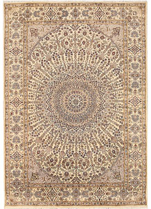 Blanched Almond Gombud 5' 6 x 8' - No. 68749