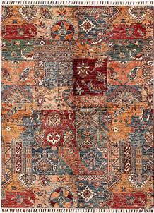 Multi Colored Kazak 4' 11 x 6' 7 - No. 68805