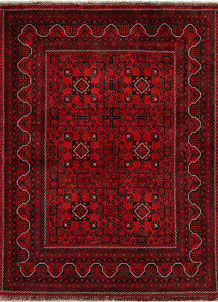 Dark Red Khal Mohammadi 4' 10 x 6' 5 - No. 68912