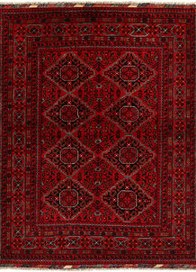 Dark Red Khal Mohammadi 4' 11 x 6' 3 - No. 68916