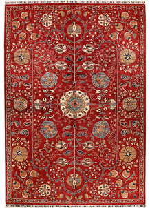 Firebrick Kazak 6' 6 x 9' 5 - No. 68958