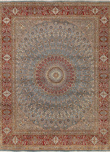 Light Slate Grey Gombud 7' 11 x 10' 3 - No. 69119