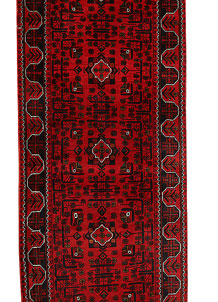 Dark Red Khal Mohammadi 2' 6 x 28' 4 - No. 69131