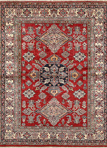 Firebrick Kazak 5' x 6' 5 - No. 69140