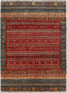 Multi Colored Kazak 6' 8 x 9' 10 - No. 69336