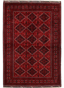 Dark Red Khal Mohammadi 6' 4 x 9' 6 - No. 69589