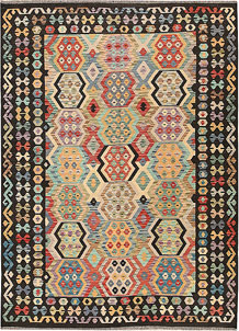Multi Colored Kilim 6' 11 x 9' 7 - SKU 69639