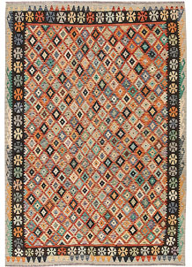 Multi Colored Kilim 6' 9 x 9' 7 - SKU 69651