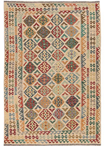Multi Colored Kilim 5' 9 x 8' 4 - SKU 69661