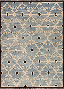 Multi Colored Kilim 5' 8 x 7' 9 - SKU 69668