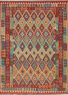 Multi Colored Kilim 6' x 7' 10 - SKU 69680