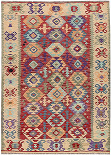Multi Colored Kilim 5' 11 x 8' 2 - SKU 69708