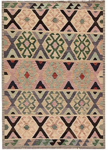 Multi Colored Kilim 5' 10 x 8' 2 - SKU 69718