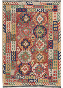 Multi Colored Kilim 5' 8 x 8' 2 - SKU 69732